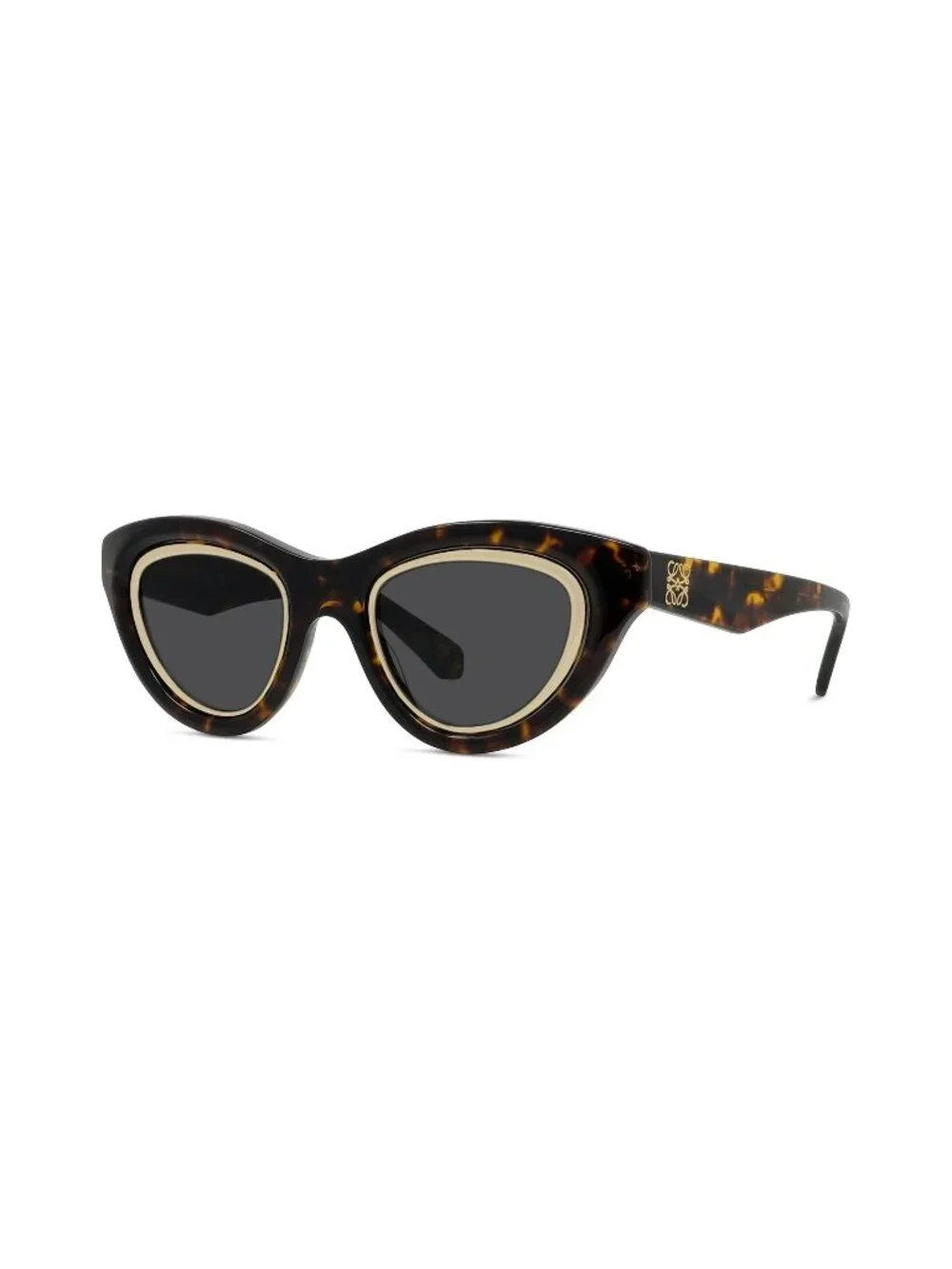 New LOEWE Women's Sunglasses Acetate Frame ANAGRAM LW40182U 52A 53 White Cat Eye